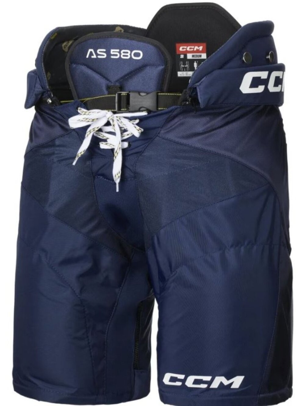 Navy Large Junior CCM Tacks AS 580 Hockey Pants (New)